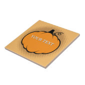 Herfst Seizoen pompoenen Aangepaste tekst tekenen Tegeltje (Zijkant)