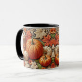 Herfst Seizoen Pompoenen Keramische Koffie Mok (Voorkant links)