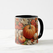 Herfst Seizoen Pompoenen Keramische Koffie Mok (Voorkant rechts)