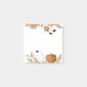 Herfst seizoen sticky note pad, Herfst post het no (Voorkant)