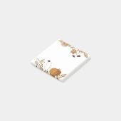 Herfst seizoen sticky note pad, Herfst post het no (Schuin)