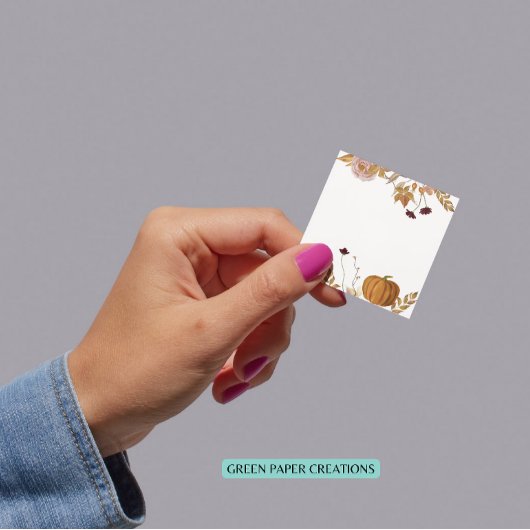 Herfst seizoen sticky note pad, Herfst post het no