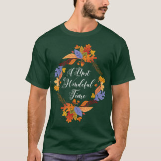 Herfst Seizoen verlaat najaar een zwaarste T-shirt