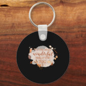 Herfst Seizoen Vibes Het is de mooiste tijd van Sleutelhanger (Voorkant)