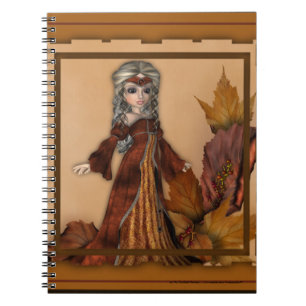 Herfst Seizoenkoningin: Fantasy Girl Notitieboek