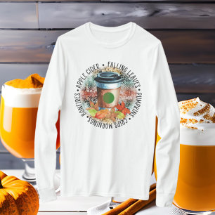 Herfst Seizoensappelcider T-shirt