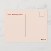 Herfst Seizoensgebonden mailbox bericht toevoegen Briefkaart (Achterkant)