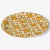 Herfst Seizoensgebonden maïspompoelpapier bord (Gekanteld)