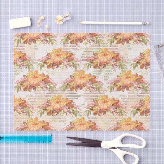 Herfst Seizoensgebonden waterverf pompoenweefsel Tissuepapier (Craft)