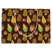 Herfst Seizoenshandtas met wielpatronen Groot Cadeauzakje (Achterkant)