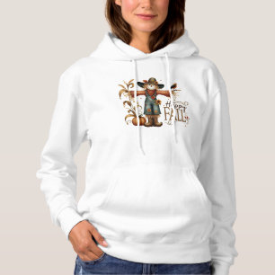 Herfst Sentinel – Een Oogstgroet in Gouden Werveli Hoodie