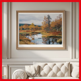 Herfst Serenade Finse Ruska Reflections Poster