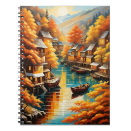 Herfst Sereniteit in de bergen Notitieboek