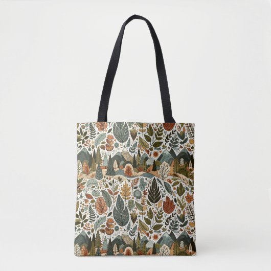 Herfst Sereniteit"tas Tote Bag (Voorkant)