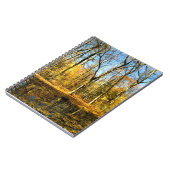 Herfst Serenity: rustige reflecties door de vijver Notitieboek (Linkerzijde)