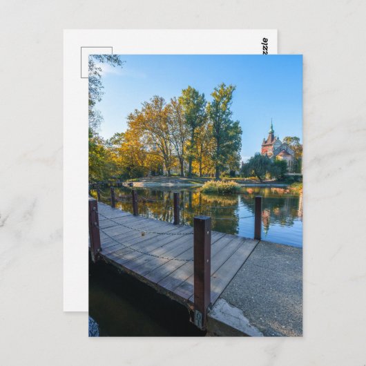 Herfst Serenity Vajdahunyad Kasteel in Boedapest Briefkaart (Voorkant / Achterkant)