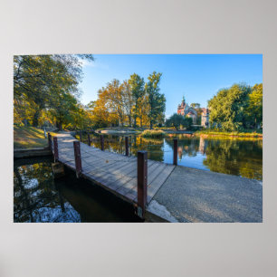 Herfst Serenity Vajdahunyad Kasteel in Boedapest Poster