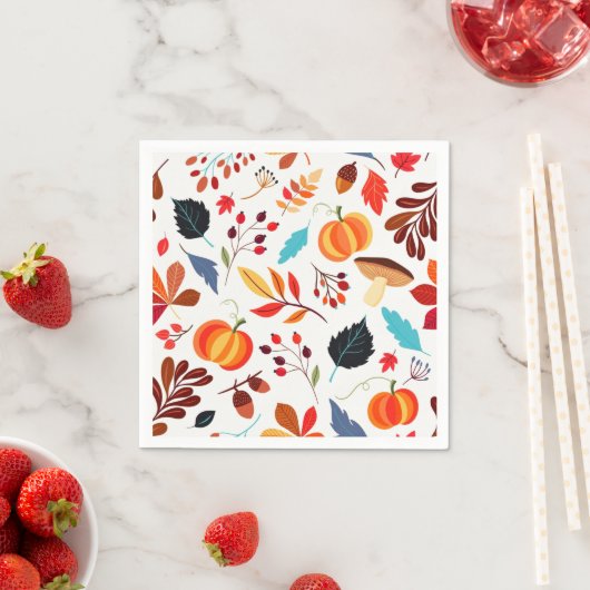 Herfst servetten patroon (Insitu)