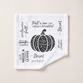 Herfst Sfeer Badhanddoek Set Bad Handdoek (Wasdoekje)