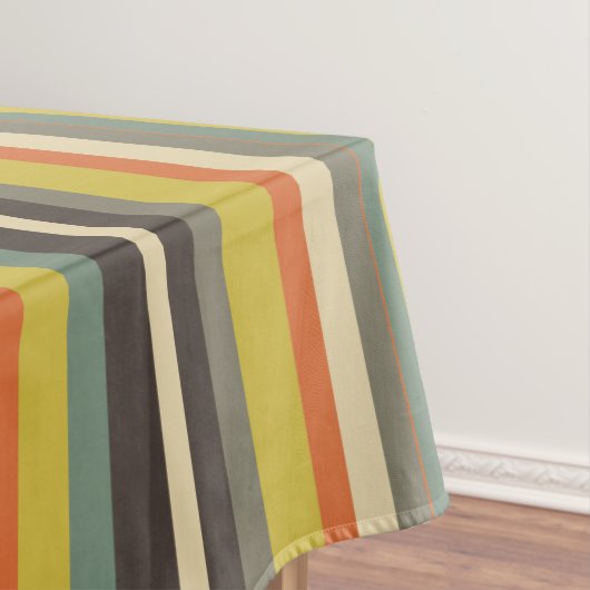 Herfst Shades Gestreept Tafelkleed (Voorbeeld)