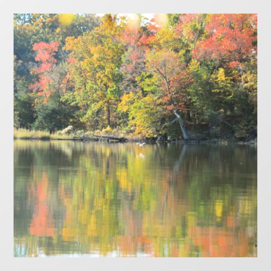 Herfst Shimmer Raamsticker (Vel)