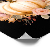 Herfst Shirt Vrouwen Pompoen Herfst Graphic Th Poster (Hoek)