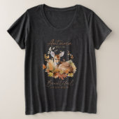 Herfst Show Grote Maat T-shirt (Design voorkant)