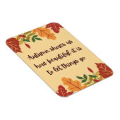 Herfst Shows ons hoe mooi citaat Magneet (Rechterzijde)