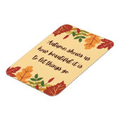 Herfst Shows ons hoe mooi citaat Magneet (Linkerzijde)