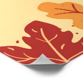 Herfst Shows ons hoe mooi citaat Poster (Hoek)