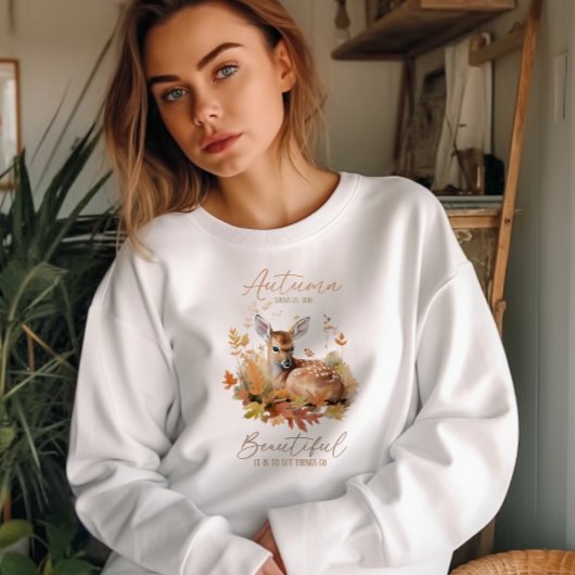 HERFST SHOWS ONS HOE MOOI HET IS OM DINGEN TE LATE TRUI