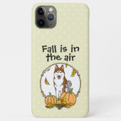 Herfst Siberian Husky (rood) pompoenen luiers Case-Mate iPhone Case (Achterkant)