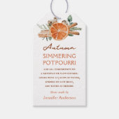 Herfst Simmerend Potpourri Herfst op het fornuis Cadeaulabel (Voorkant)