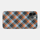 Herfst Sinaasappel Blauw Plaid Patroon Case-Mate iPhone Case (Achterkant (horizontaal))