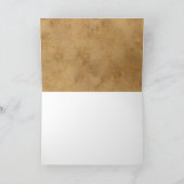 Herfst Sinaasappel en zwarte pompoen Kaart (Binnen)