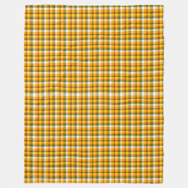 HERFST SINAASAPPEL GROEN WIT PLAID PATRONEN FLEECE DEKEN