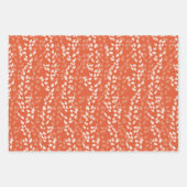 HERFST SINAASAPPEL ROOD EN GOUD MET BLADPATRONEN INPAKPAPIER VEL (Voorkant 2)