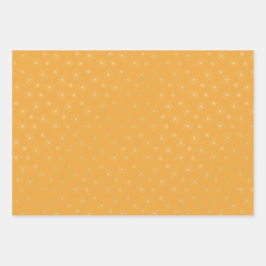 HERFST SINAASAPPEL ROOD EN GOUD MET SNEEUWVLOKPATR INPAKPAPIER VEL (Voorkant 3)