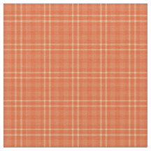  Herfst Sinaasappel Tartan Pattern Fabric