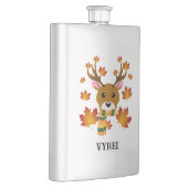 Herfst Sjaal Herten Maple Bladeren Flacon (Rechts)