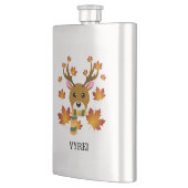 Herfst Sjaal Herten Maple Bladeren Flacon (Links)