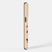 Herfst Sjaal Herten Maple Bladeren iPhone Hoesje (Rechterkant)