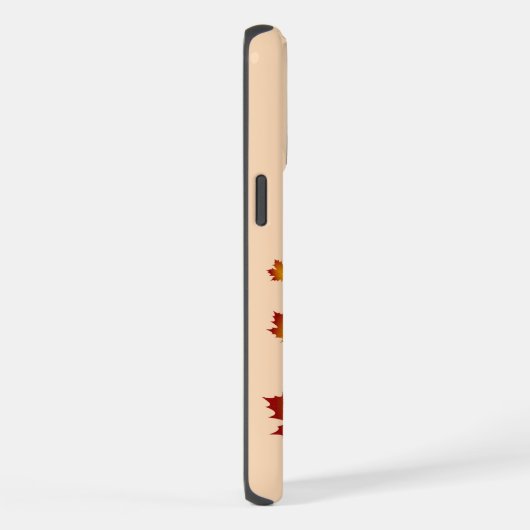 Herfst Sjaal Herten Maple Bladeren iPhone Hoesje (Rechterkant)