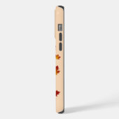 Herfst Sjaal Herten Maple Bladeren iPhone Hoesje (Linkerkant)