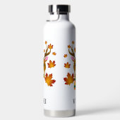 Herfst Sjaal Herten Maple Bladeren Waterfles (Rechts)