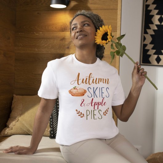 Herfst Skies en Apple Pies T-Shirt