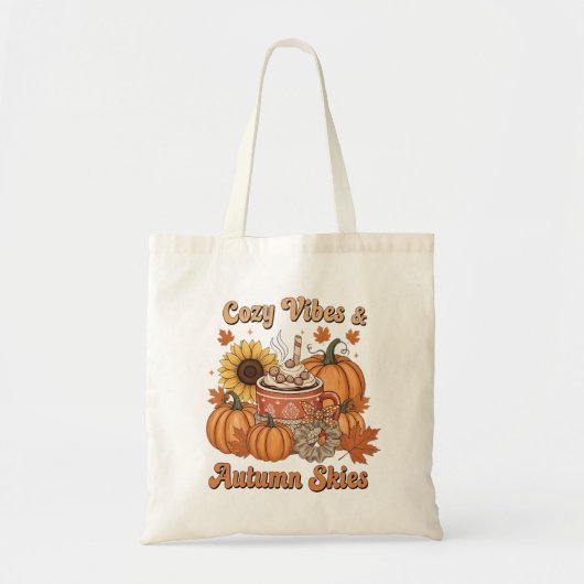 Herfst Skies Hot Chocolate Tote Bag (Voorkant)