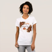 Herfst Skies & Pompoen Pies Herfst Tshirt (Voorkant volledig)