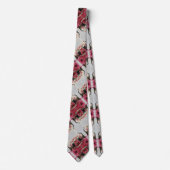 Herfst Slapen om te dromen Black Cat Hot Pink Flow Stropdas (Voorkant)