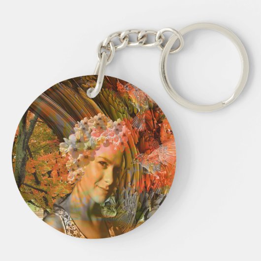 herfst sleutelhanger (Achterkant)